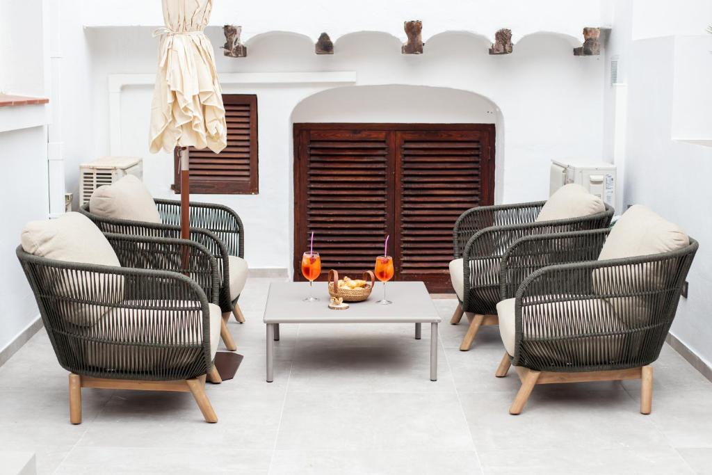 Posezení v ubytování Boho Suites Formentera