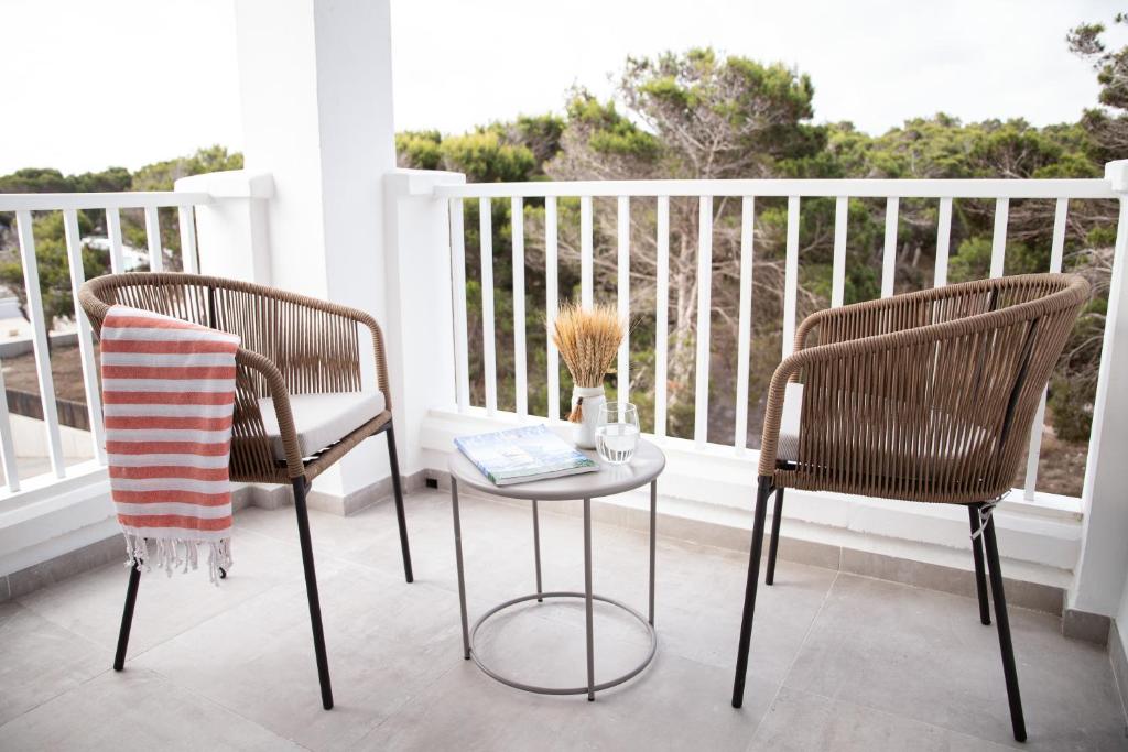 Balkón nebo terasa v ubytování Boho Suites Formentera