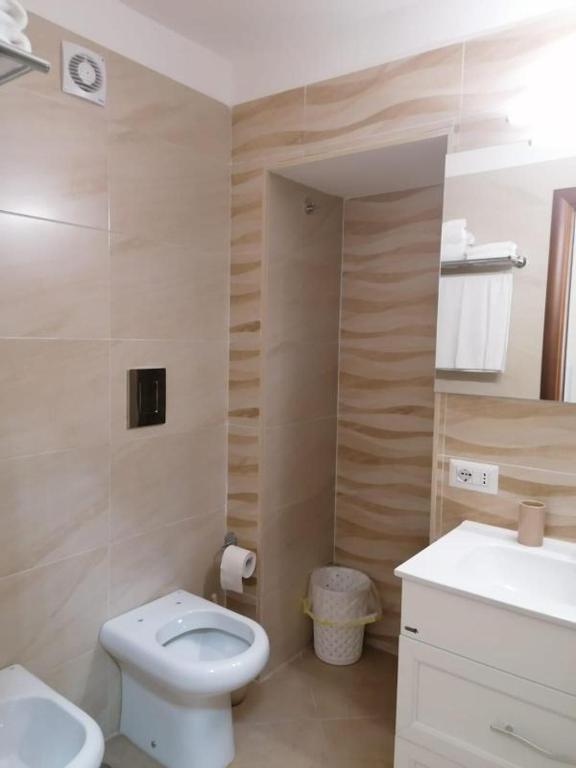 Koupelna v ubytování Il Cantuccio b&b
