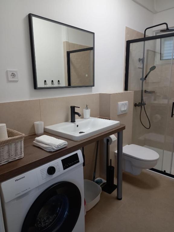 Koupelna v ubytování Apartman Betty