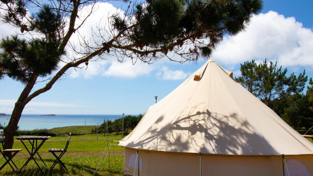 Příroda nedaleko luxury tent