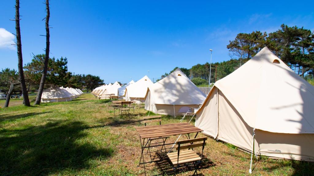 Příroda nedaleko luxury tent
