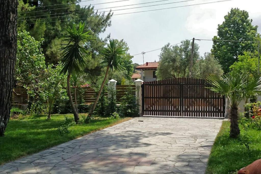 Zahrada ubytování SeaFront Villa Glaros