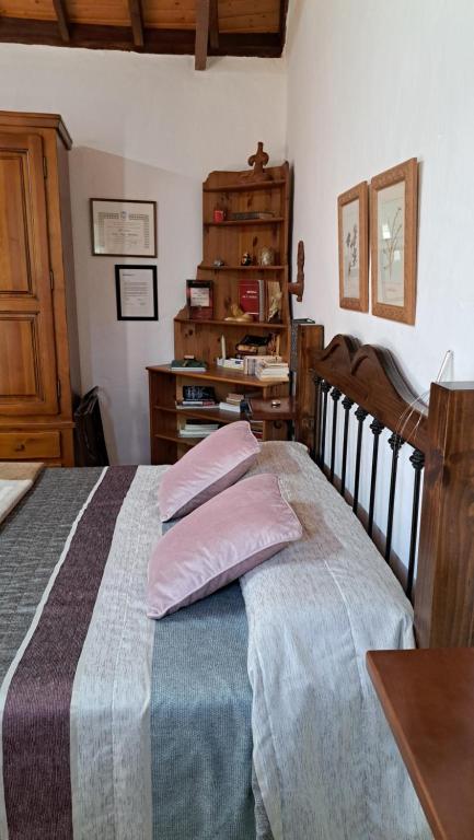 Postel nebo postele na pokoji v ubytování Casa Santana Segura