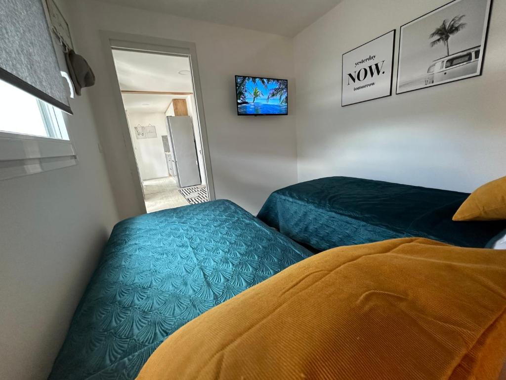 TV a/nebo společenská místnost v ubytování Mobile home Mare Blu