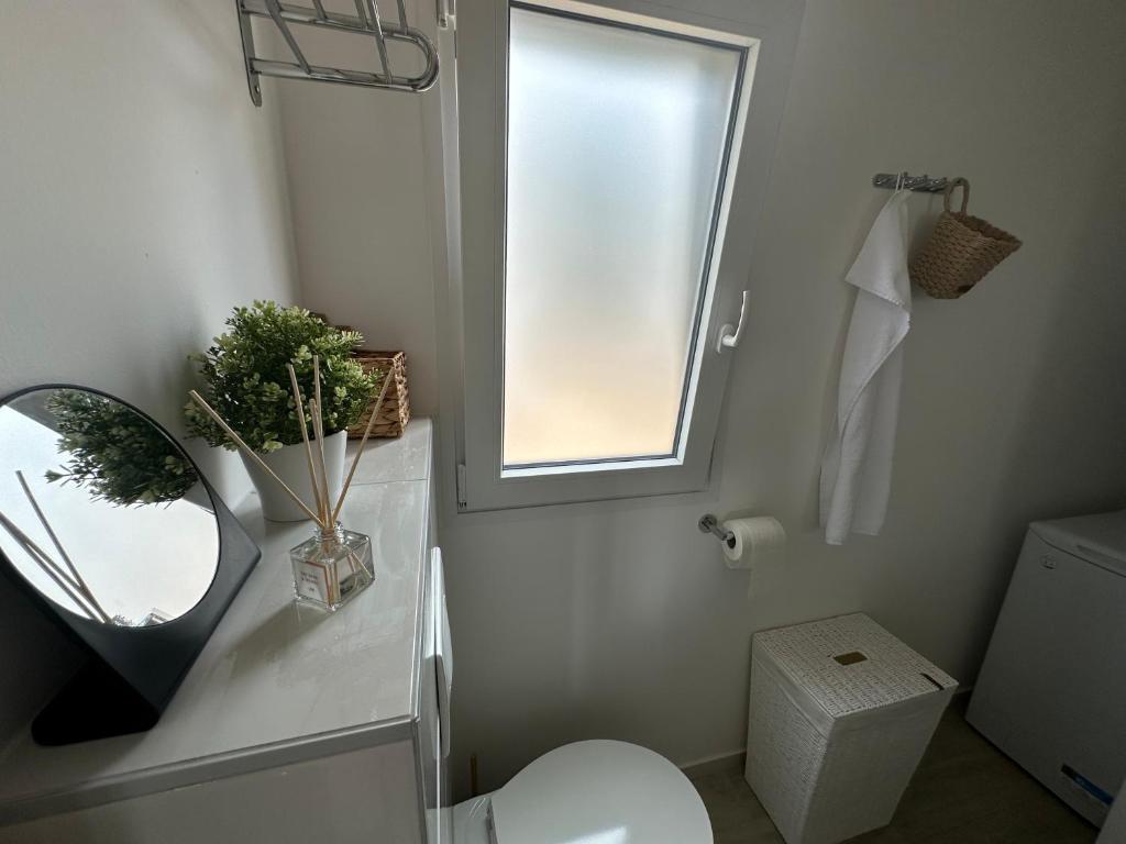 Koupelna v ubytování Mobile home Mare Blu