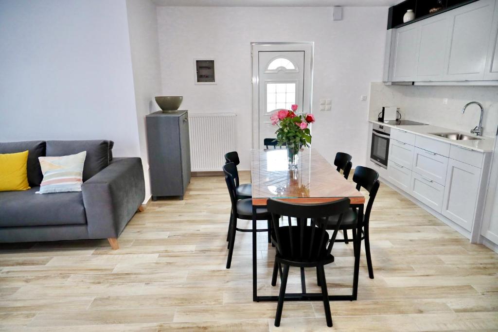 Kuchyň nebo kuchyňský kout v ubytování GK - Modern Apartment