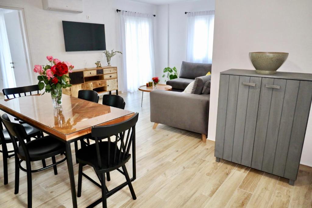 TV a/nebo společenská místnost v ubytování GK - Modern Apartment
