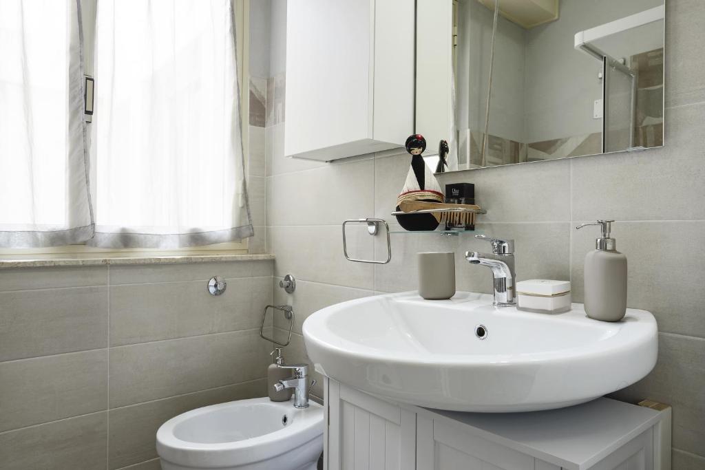 Łazienka w obiekcie Aurora casa vacanze