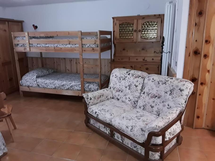 Postel nebo postele na pokoji v ubytování Tana della volpe 2