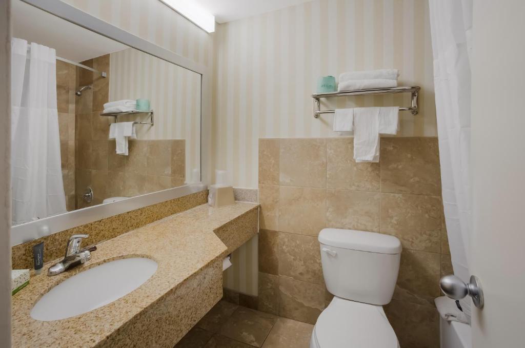 Koupelna v ubytování Econo Lodge