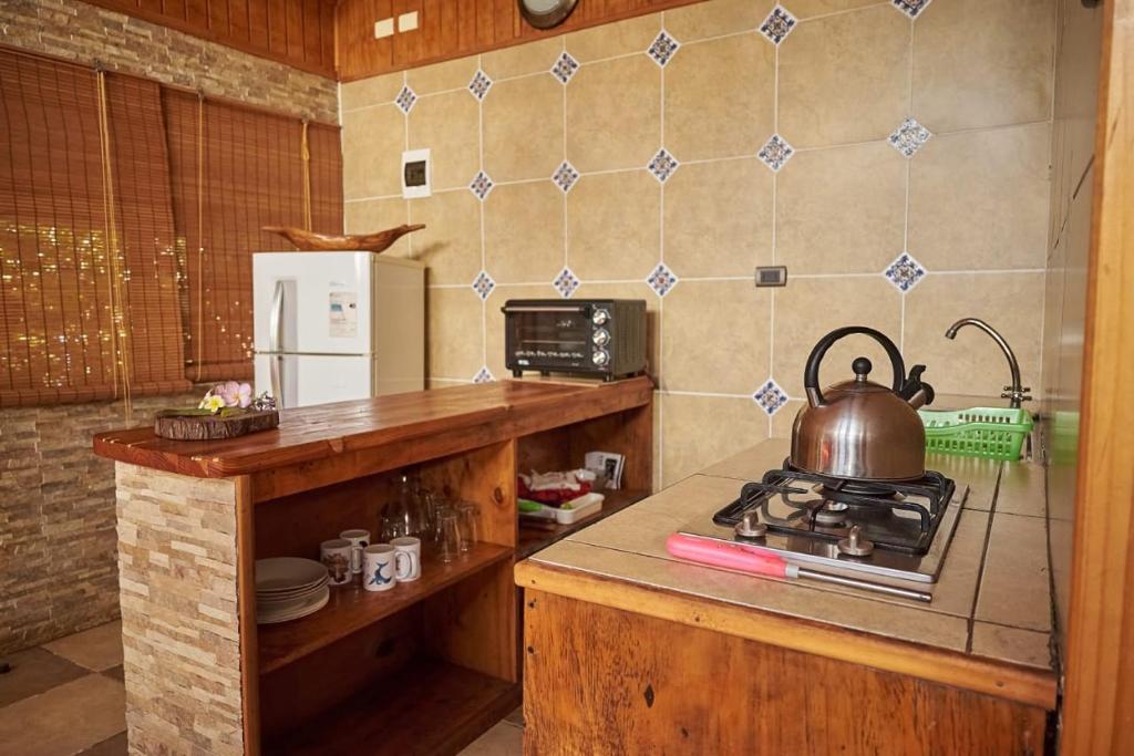 Cucina o angolo cottura di Cabañas Maria Hau