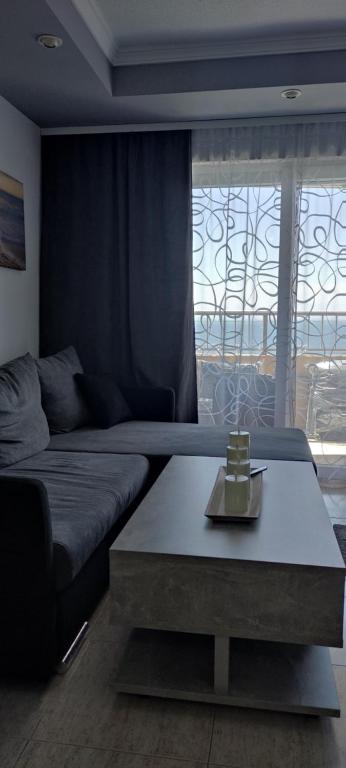 Säng eller sängar i ett rum på Apartament na plaży w La Manga