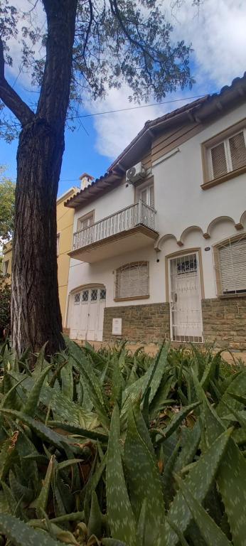 una casa con un albero di fronte di Casa Candelina a Mendoza