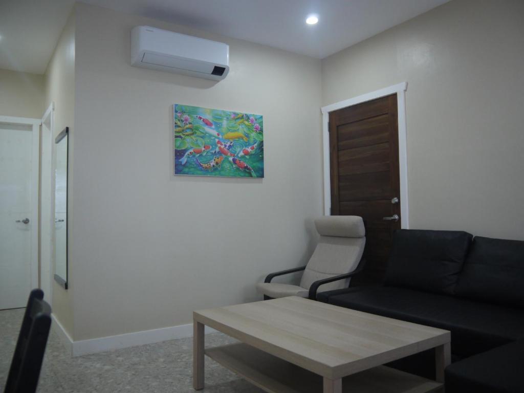 Posezení v ubytování Casita A
