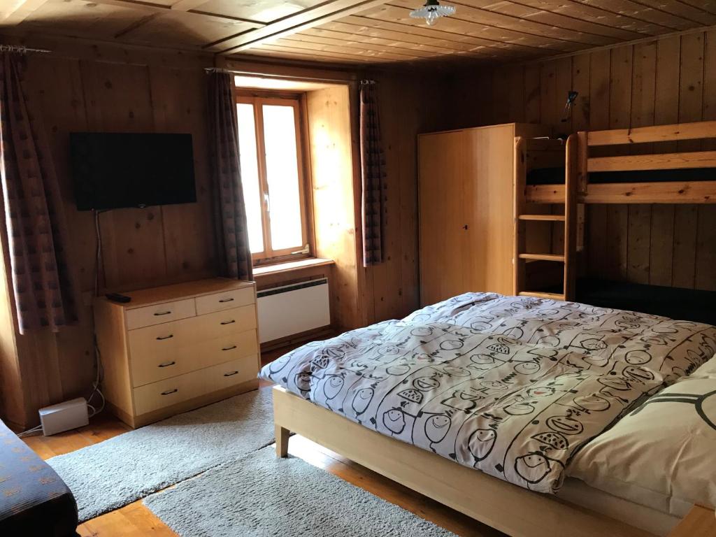 Postel nebo postele na pokoji v ubytování Apartment Verena
