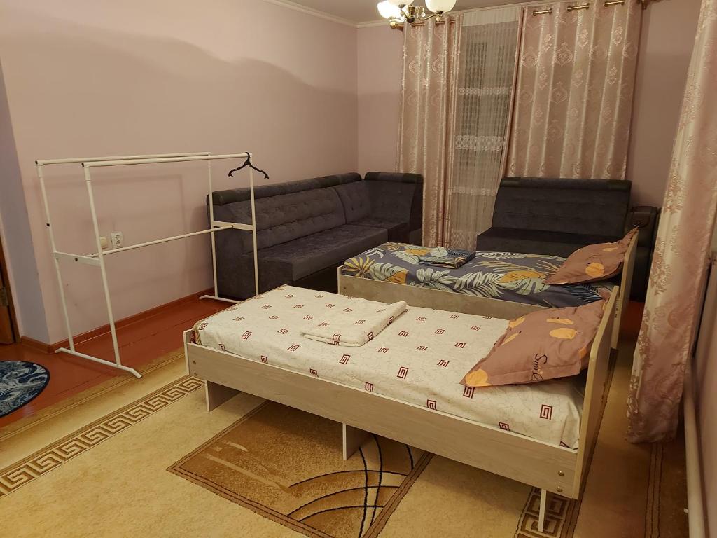 Postel nebo postele na pokoji v ubytování Albi-Sabi