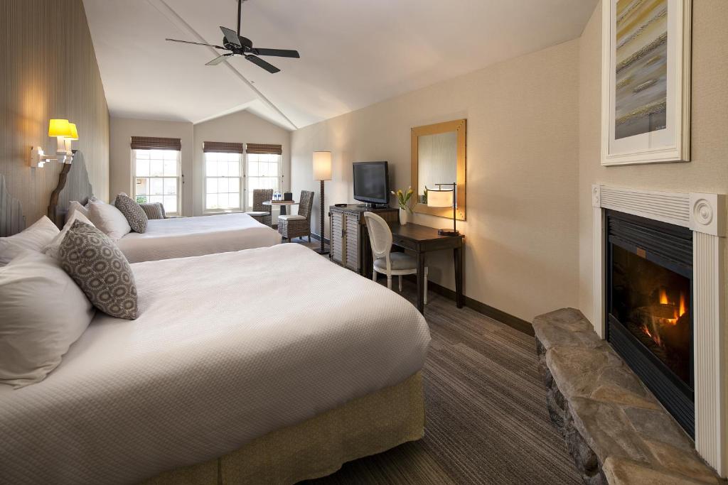 Cottage Inn by the Sea - Quarto Queen Com Duas Camas Queen -size Com Vista à Beira -mar