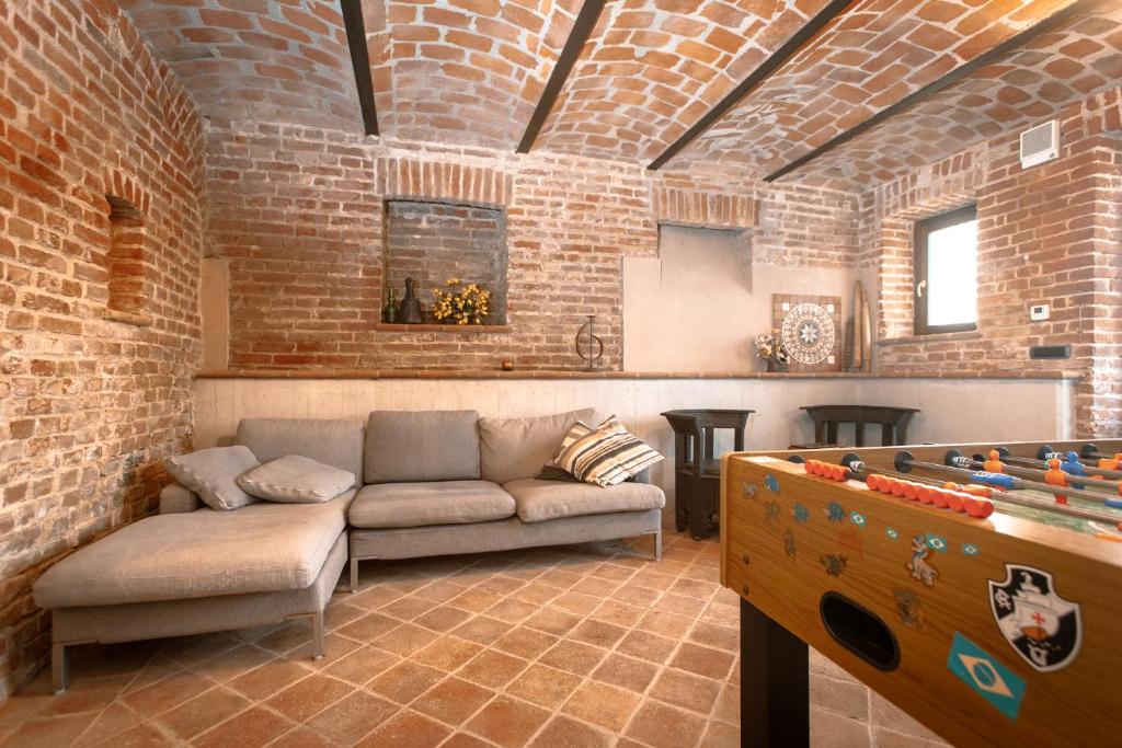 Posezení v ubytování B&B esclusivo, nel cuore del Monferrato