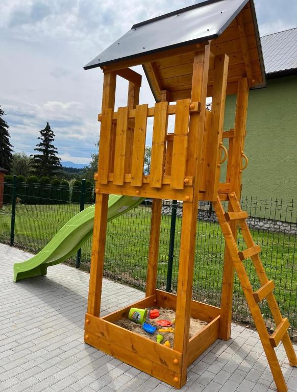 Detský kútik v ubytovaní Drevenica u Mateja Fajku