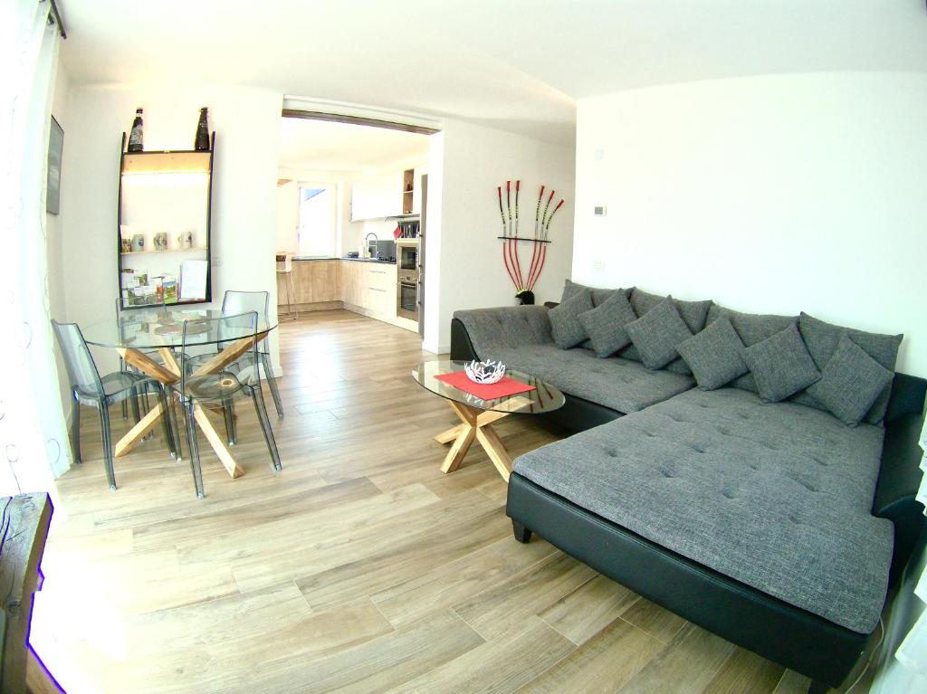 Posezení v ubytování B&B - Apartments Sunnwies
