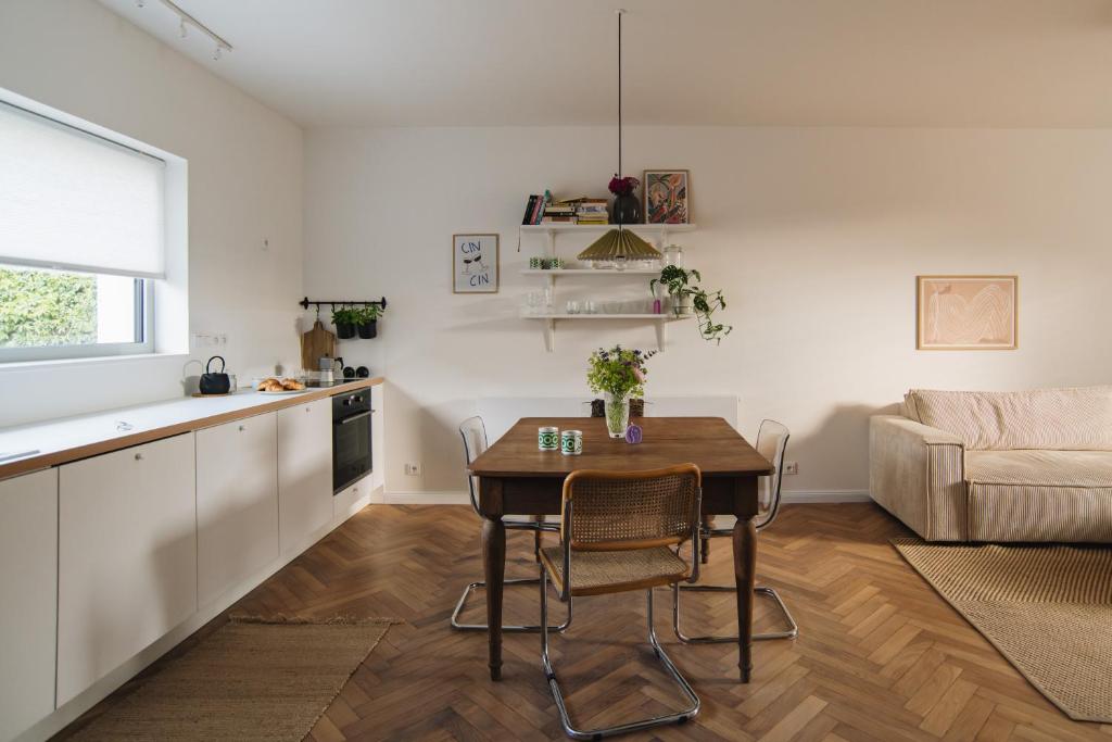 Część wypoczynkowa w obiekcie Apartments Marinka Litomyšl