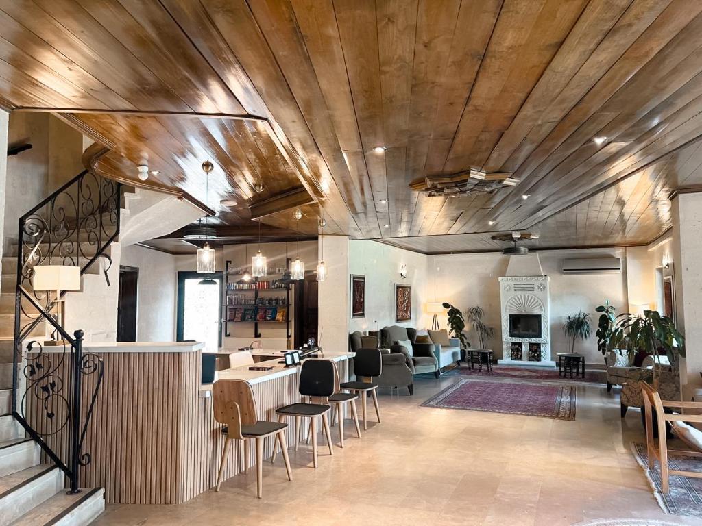 Posezení v ubytování Osmanli Cappadocia Hotel