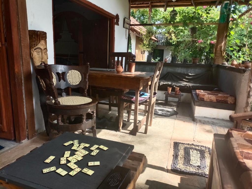 Posezení v ubytování Mamisa Café, Home stay