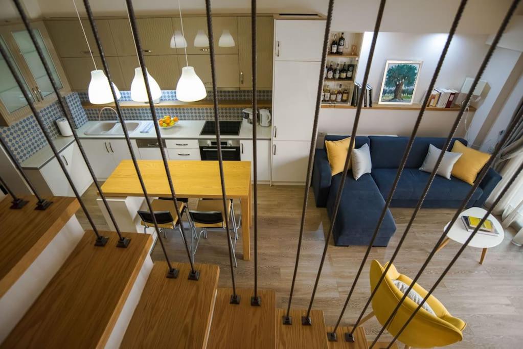 Posezení v ubytování Modern, Stylish Maisonette