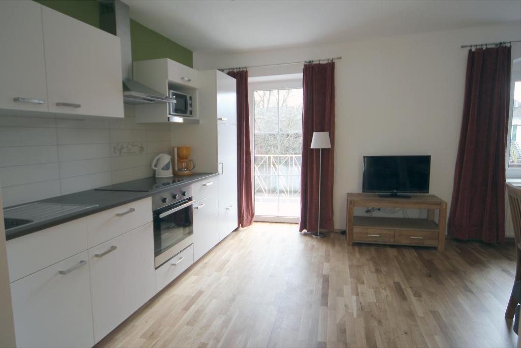Kuchyň nebo kuchyňský kout v ubytování Gala Apartments - Country Oasis in Pettenbach