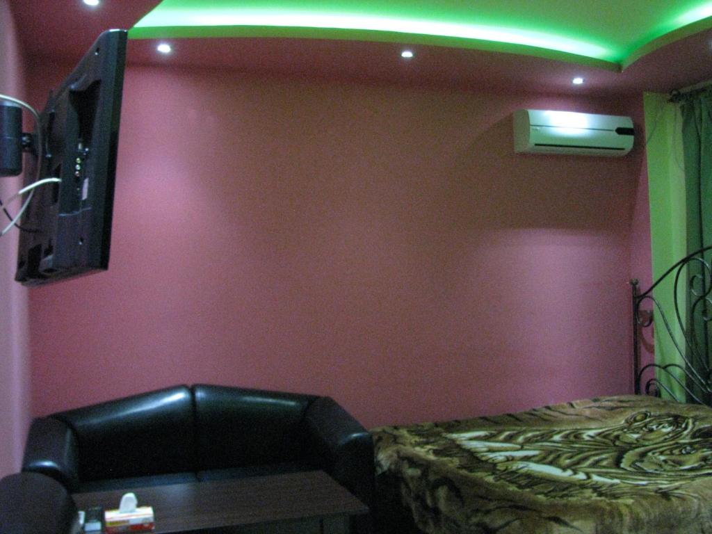 TV a/nebo společenská místnost v ubytování Princ Plaza Hotel