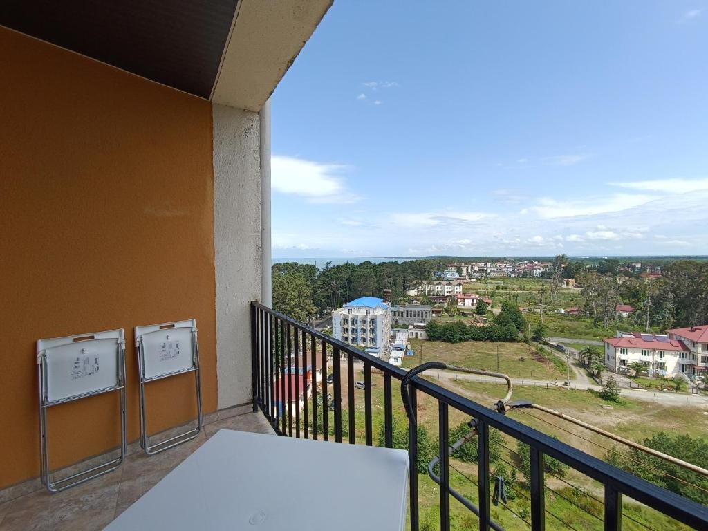 Balkón nebo terasa v ubytování Crimson Serenity Appartment