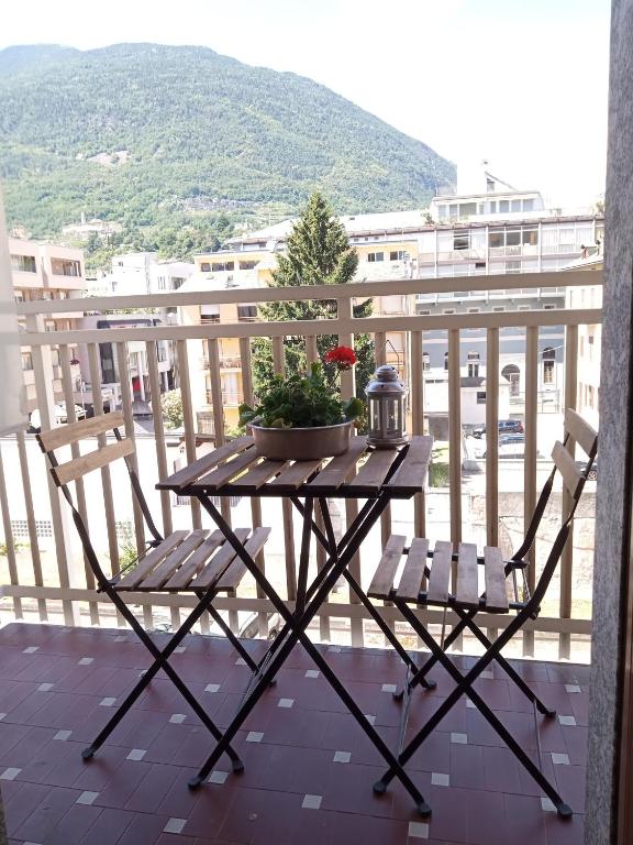 Nespecifikovaný výhled na hory nebo výhled na hory při pohledu z apartmánu