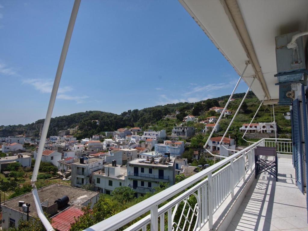 A balcony or terrace at Magdas house
