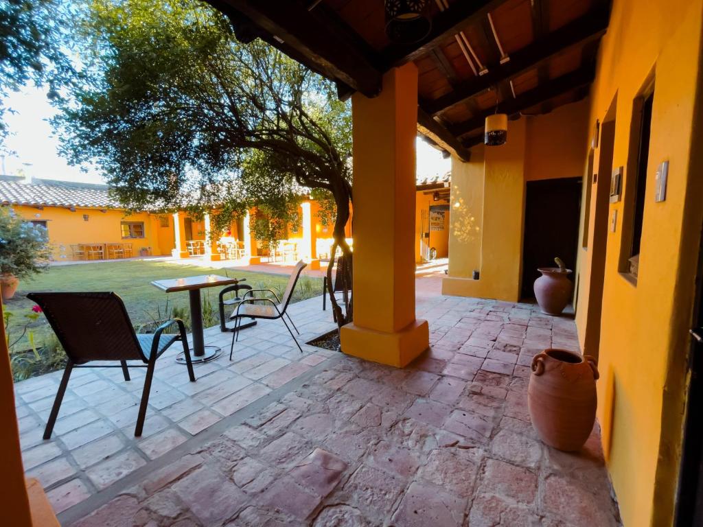 Patio nebo venkovní prostory v ubytování La Casona de Moldes
