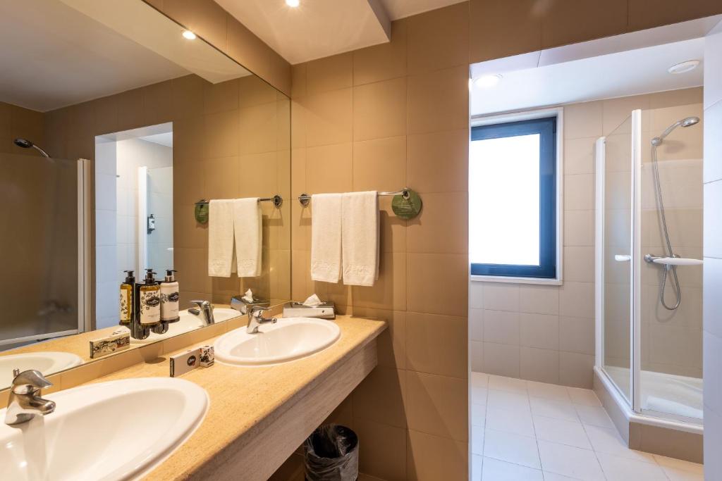 Ein Badezimmer in der Unterkunft Hotel Mundial