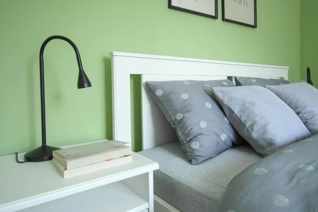 Postel nebo postele na pokoji v ubytování Apartman Plaža 2