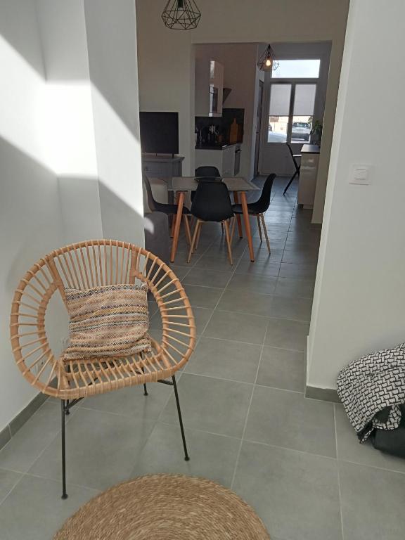 Posezení v ubytování chez jean.mi