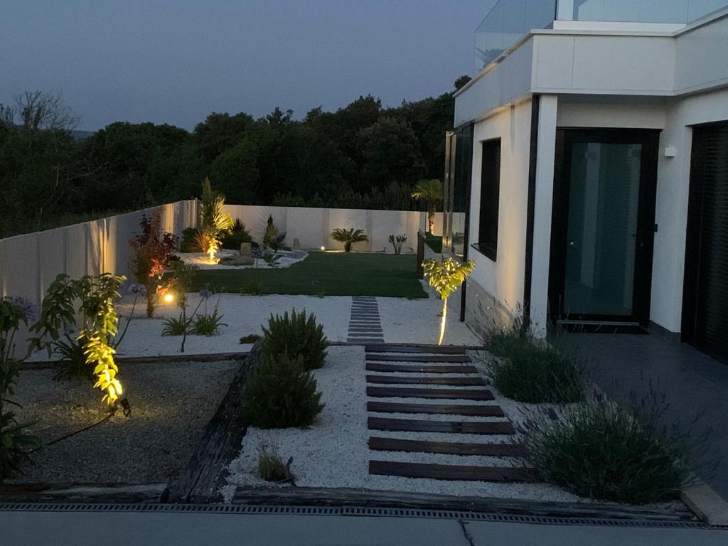 Zahrada ubytování Casa Leiras