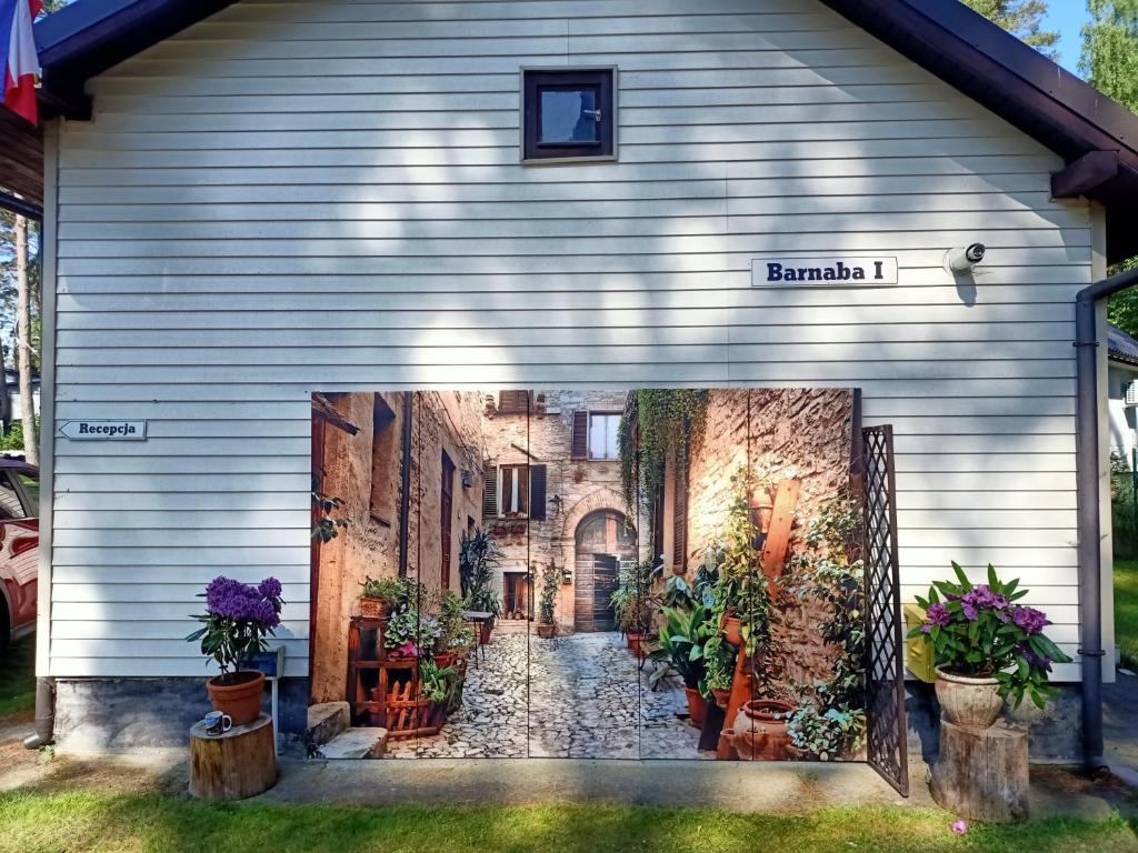 Zahrada ubytování Barnaba Domki