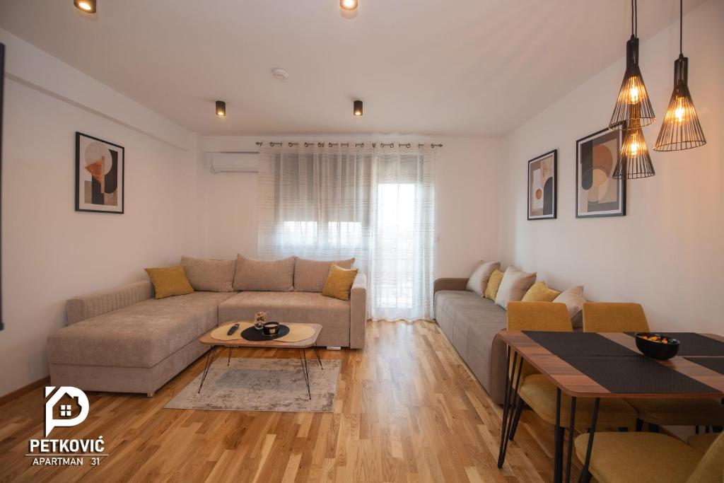 Posezení v ubytování Petković apartmani 31 STUDIO