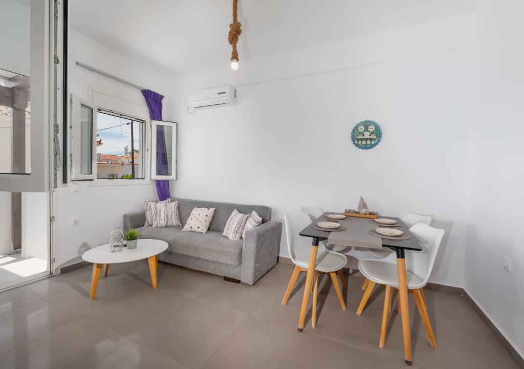 Zona de estar de Anzuelo Apartments