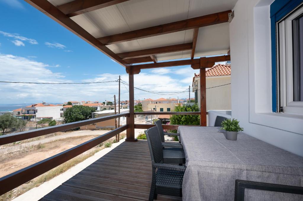 Un balcón o terraza de Anzuelo Apartments
