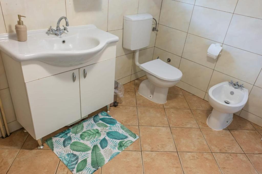 Koupelna v ubytování Casa Angelo