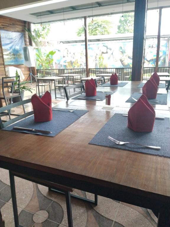 Restaurace v ubytování Poppies Senggigi Hostel