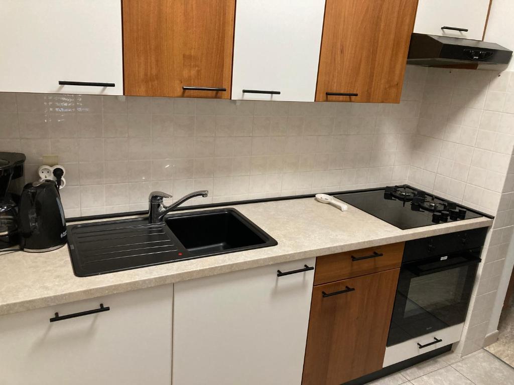 Kuchnia lub aneks kuchenny w obiekcie Apartment Jasna B