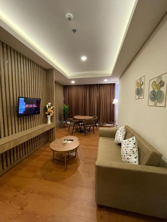 Posezení v ubytování Grand G7 Hotel Pasar baru