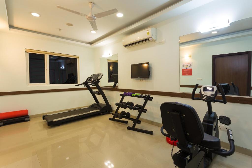 Fitness centrum a/nebo fitness zařízení v ubytování Ginger Noida 63