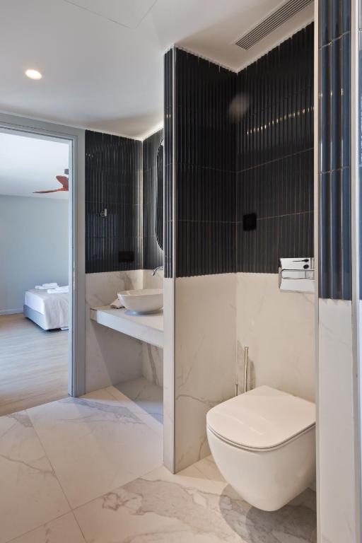 Koupelna v ubytování Arcus Luxury Suites Karpathos