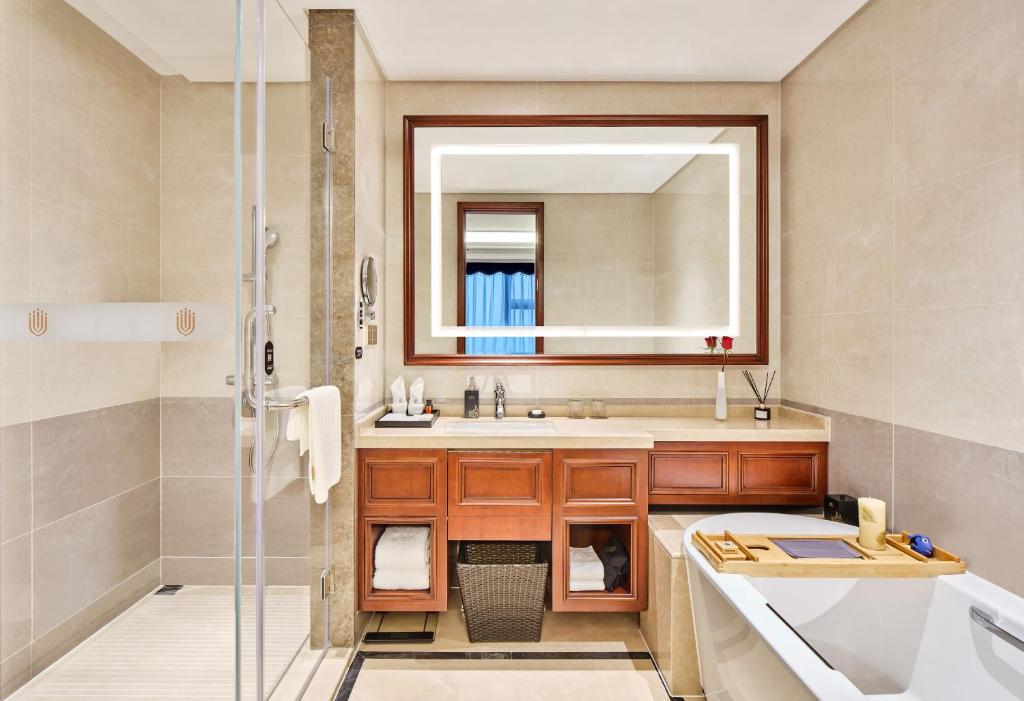 Koupelna v ubytování Guangming CIMC Executive Hotel Shenzhen